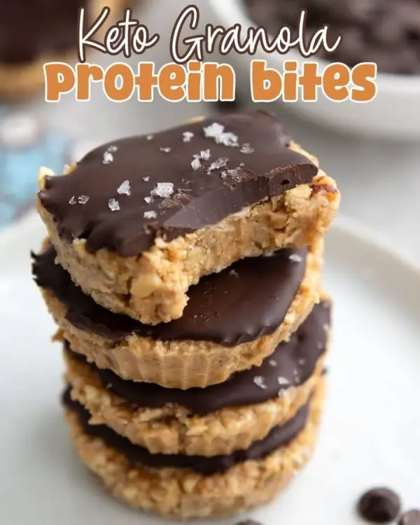 Healthy Keto Granola Protein Bites packed with nutrients and flavor