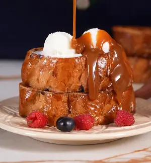 Caramel Brioche Toast