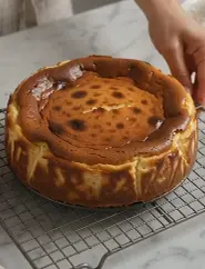 Basque style cheesecake (crustless cheesecake)
