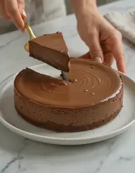 3 Ingredient Chocolate Cheesecake