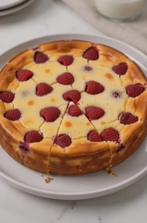 Tender Raspberry Cheesecake