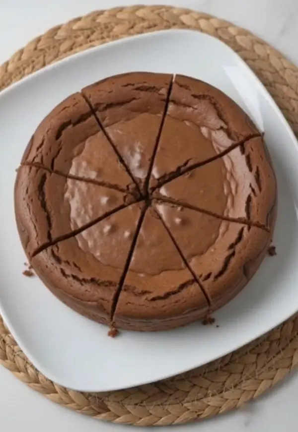 3-Ingredient Chocolate Cheesecake