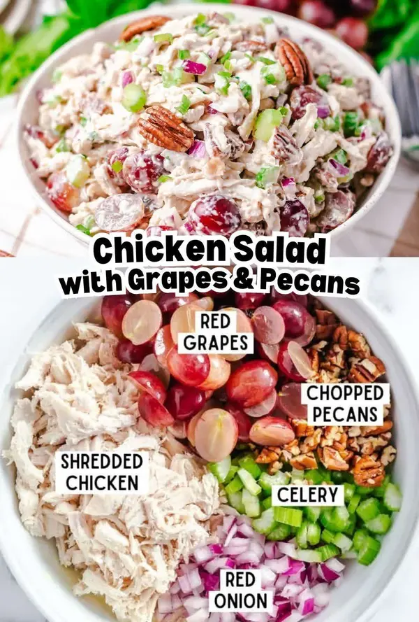 Chicken Salad with Grapes and Pecans