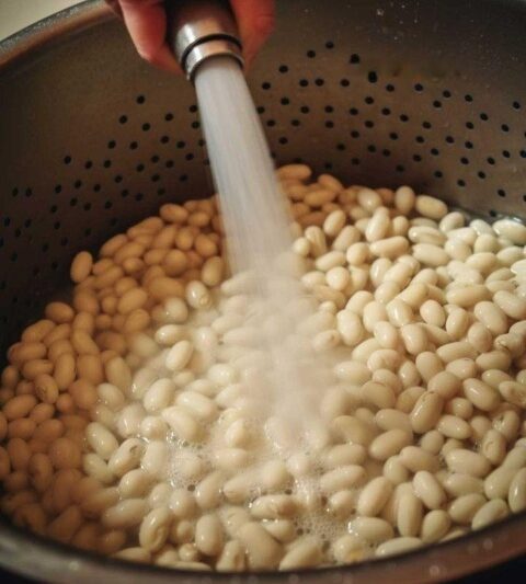 Lady shows off brilliant technique to take the gas out of beans
