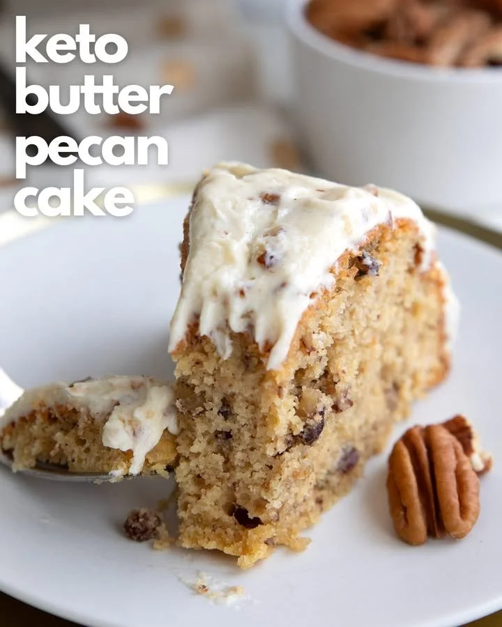 Delicious butter pecan ice cream topped with crunchy pecans in a bowl