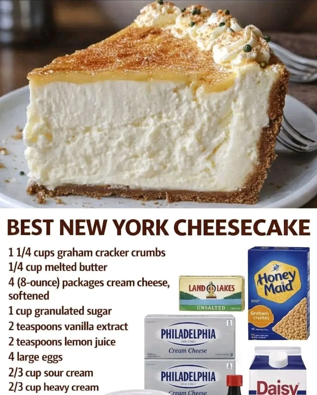 Delicious homemade cheesecake topped with fresh berries and a graham cracker crust.