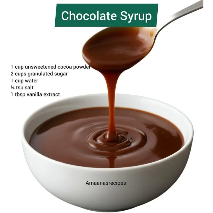 Delicious chocolate syrup drizzled over ice cream and desserts