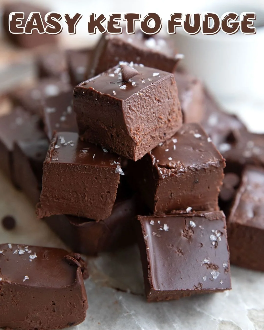 Delicious easy keto fudge made with low-carb ingredients
