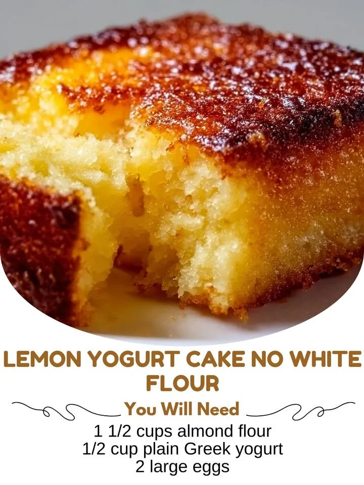 Delicious Lemon Yogurt Cake made without white flour
