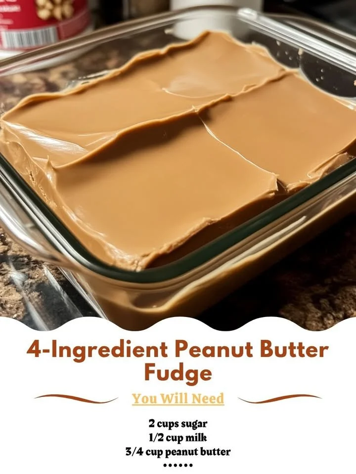 Delicious ingredient peanut butter fudge recipe with creamy texture and rich flavor.